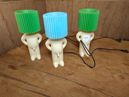Tischlampen, 3 Stück Tischlampen, 3 Stück