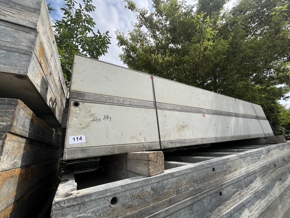 Doka Framax Stahlschalung Schalhaut Kunststoff : siehe Beilage Stückliste der Schalung
