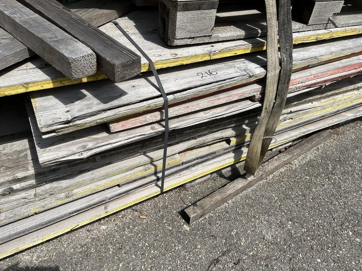60 Stk. Holzschalungsplatten 3-S  diverse Größen - geschnitten
