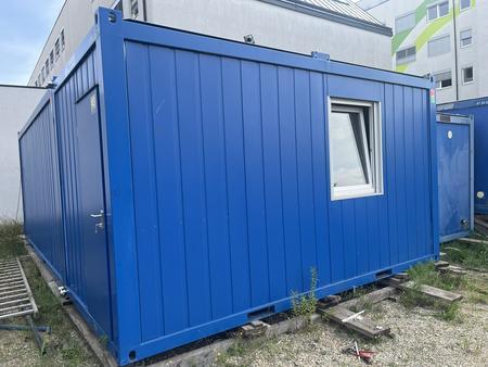CONTAINEX 3-fach BROCONTAINERANLAGE mit Kche und Klimagert, Elektroinstallation, PVC Boden, Koppelsatz - optional mit Pos.1.1 - 1.9