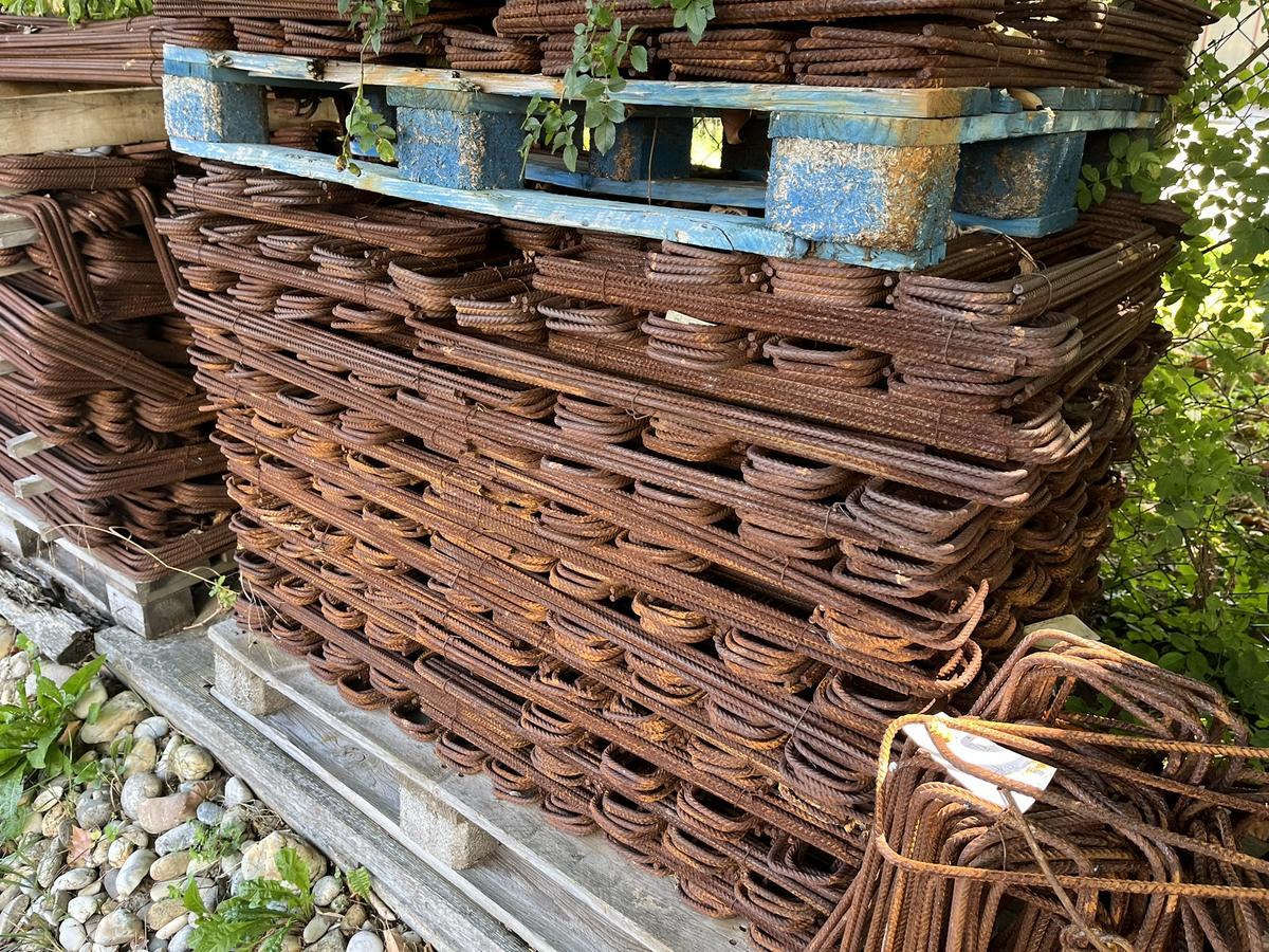 2 Paletten Baubügel 10 x 60 cm - 8 mm ca. 2300 Stk.