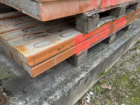 12Stck Ziegelberlagen 200 cm / 12.5/7