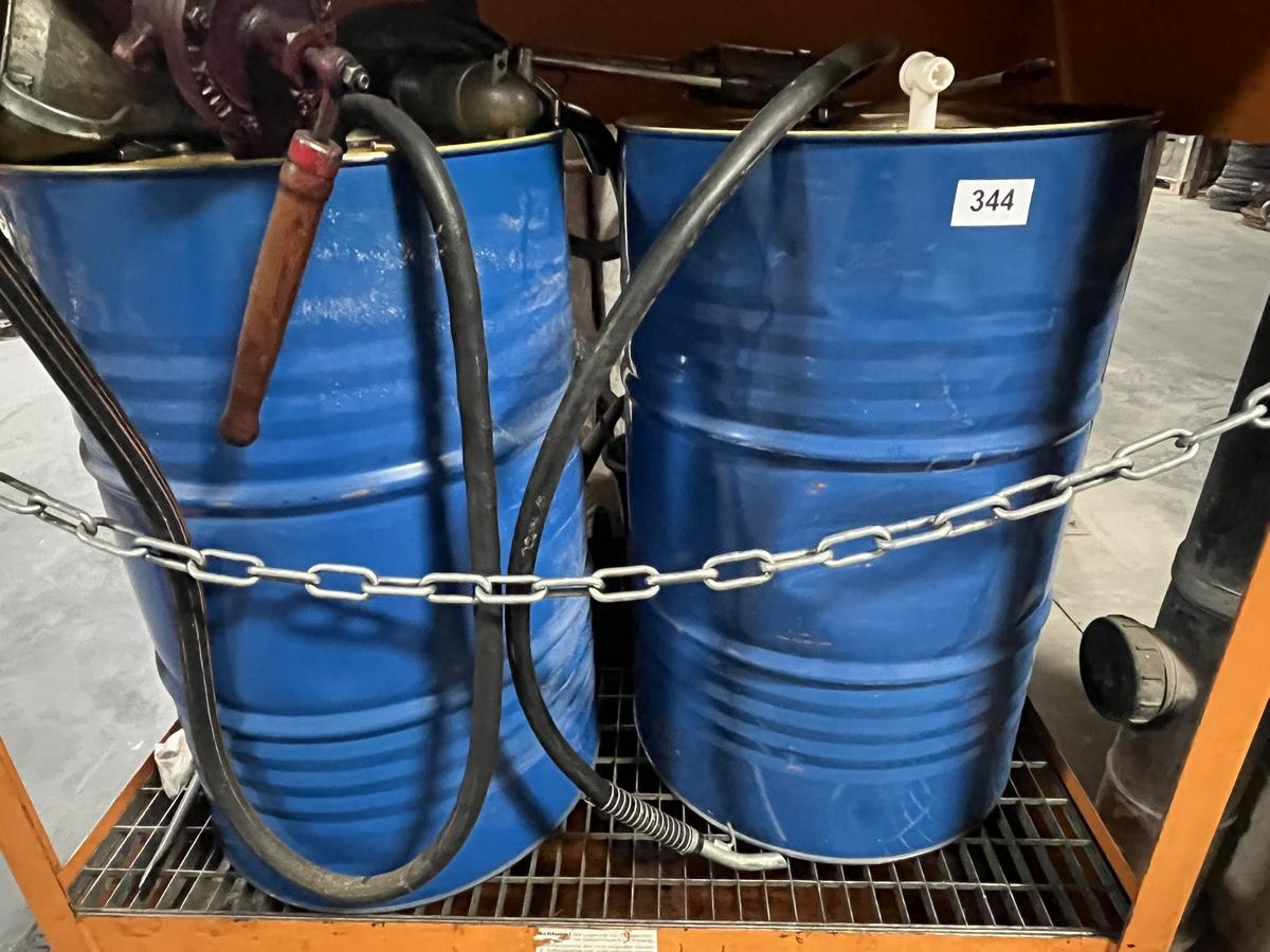Kaiser&Kraft Problemstoffbox mit Auffangwanne stapelbar inkl.Schalöl für 2 Fässer 200 l