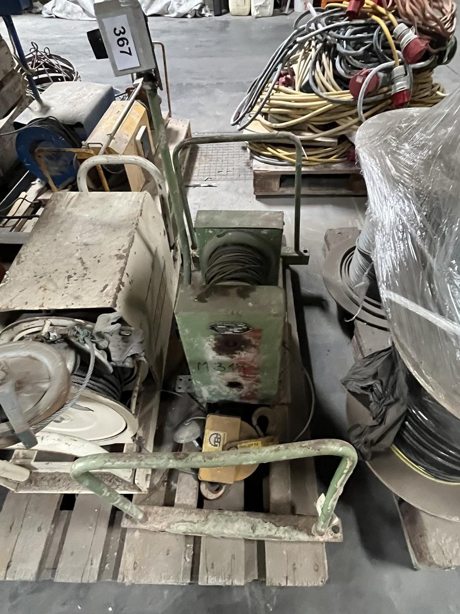 ALKO Hochbauseilwinde mit Klobenrad 250 kg / 380 V