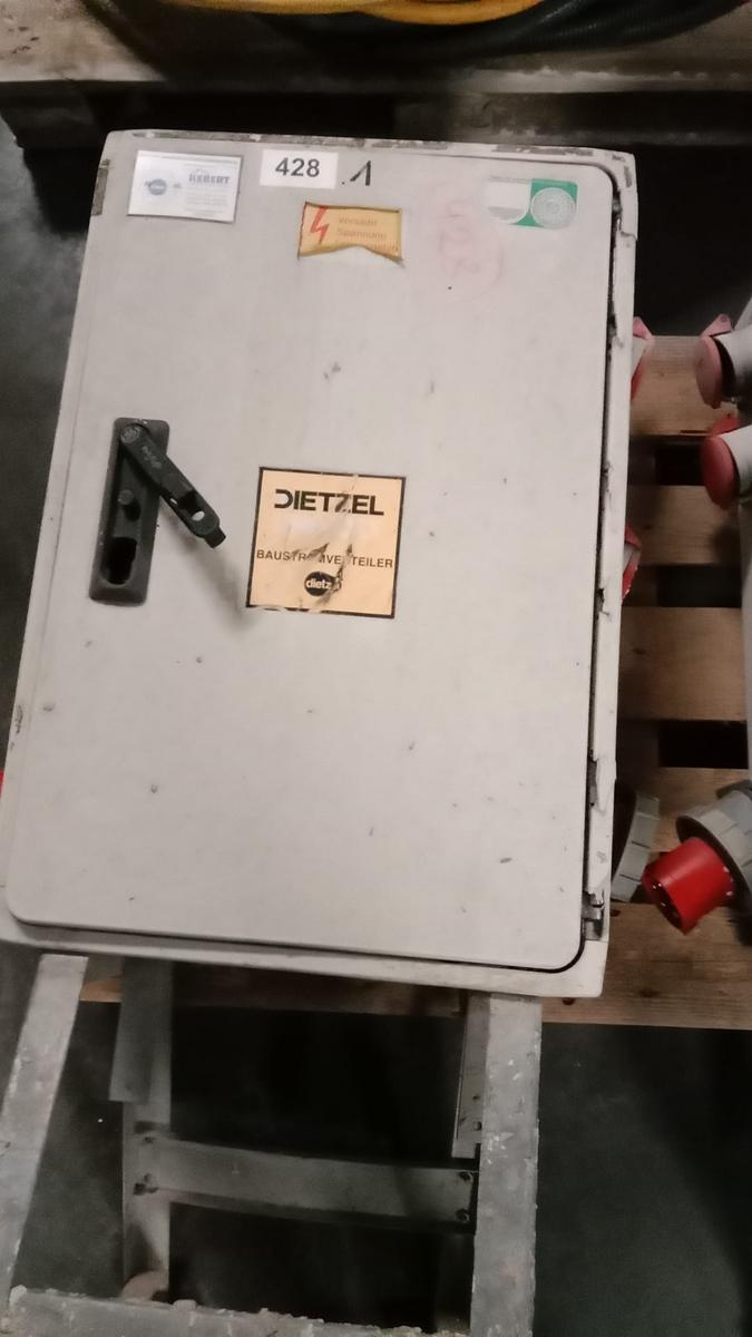 Baustromverteilerschrank mit Zählerschrank 2/32