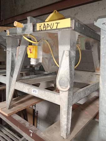 Baukreissge BKS 450 - 380 V angeblich defekt lt.Beschriftung