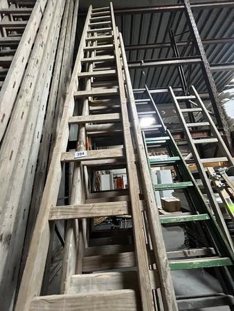 8 Stck Holzanlegeleitern ca. 4 m
