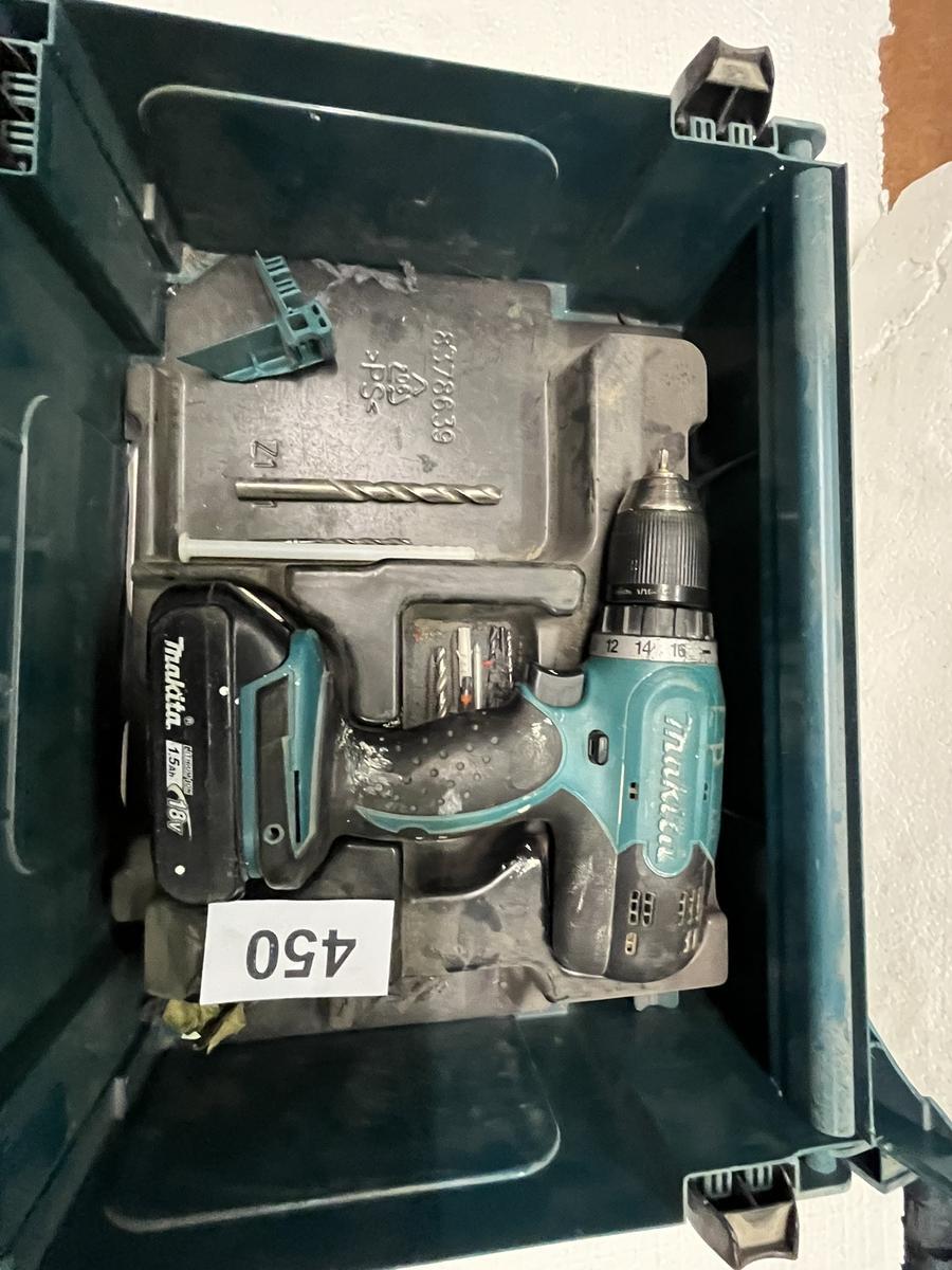 Makita Akkuschrauber ohne Ladegerät im Koffer