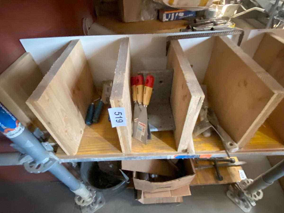 Posten Maurerhandwerkzeuge Kellen/Spachteln usw