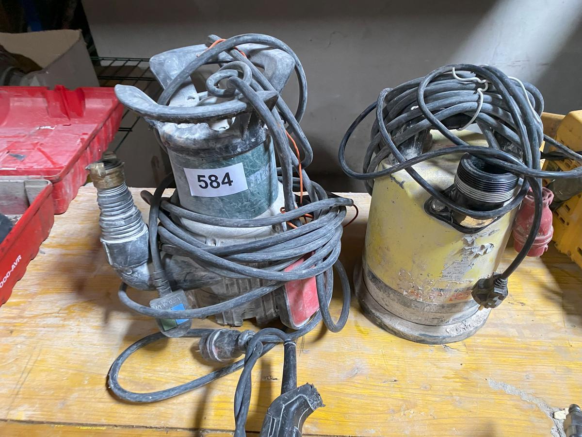 2 Stück Schmutzwasserpumpen ( angeblich defekt )