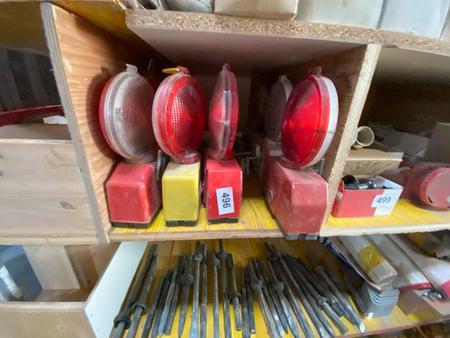 9 Stck Baustellen-,Blinkleuchten