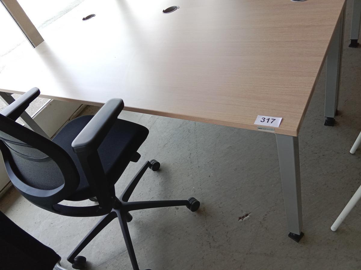 OKA Schreibtisch, ca. 180x80cm, höhenverstellbar