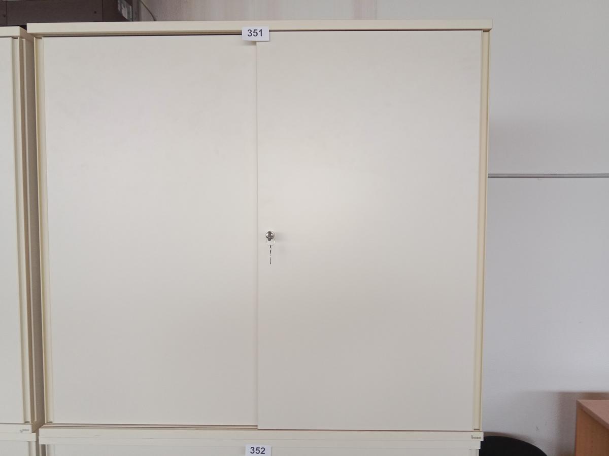 Bene Aktenschrank, ca. 120x45x113cm, 3 Ordner hoch