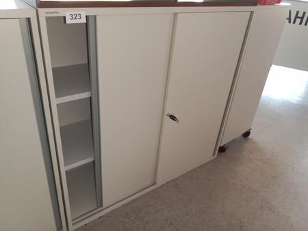 Neudörfler Aktenschrank, 120x45x113cm, 3 Ordner hoch, cremefarbig, mit Schlüssel Neudörfler Aktenschrank, 120x45x113cm, 3 Ordner hoch, cremefarbig, mit Schlüssel