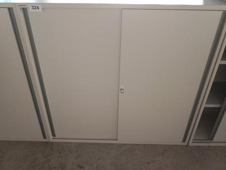 Neudörfler Aktenschrank, 120x45x113cm, 3 Ordner hoch, cremefarbig, mit Schlüssel Neudörfler Aktenschrank, 120x45x113cm, 3 Ordner hoch, cremefarbig, mit Schlüssel