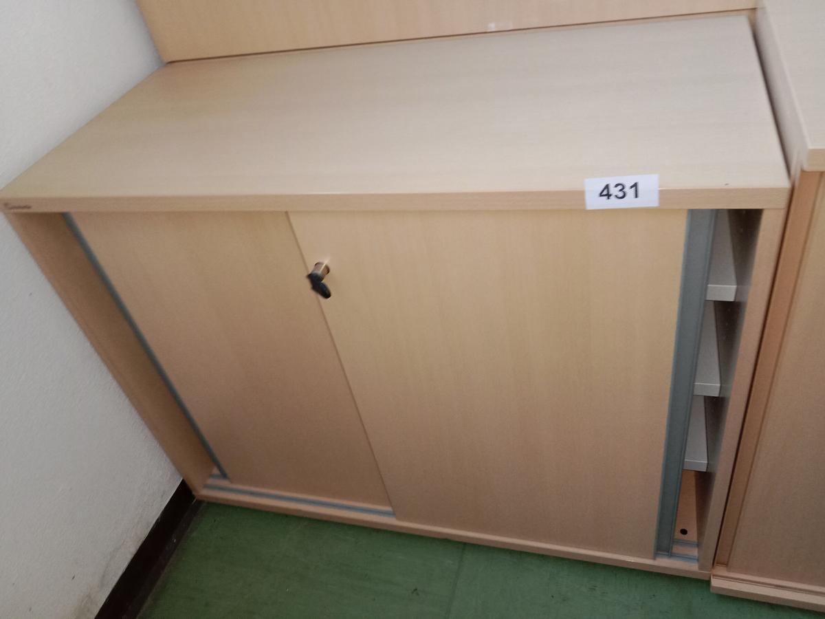 Neudörfler Aktenschrank, Buche, ca. 100x45x80cm