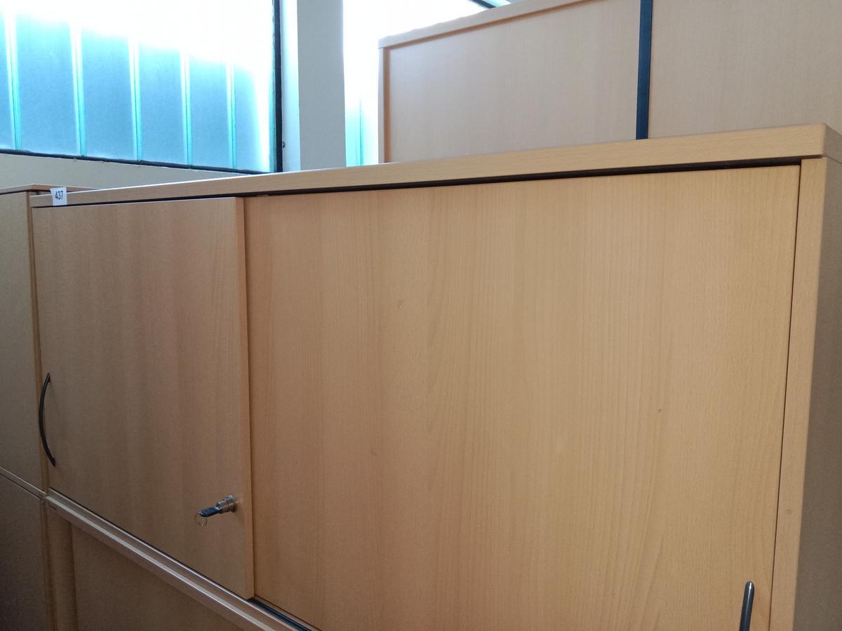 Aktenschrank, Buche, ca. 160x45x80cm
