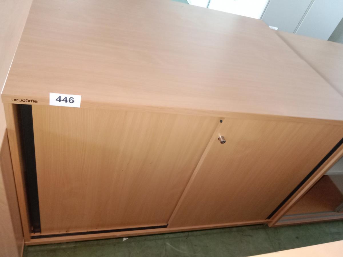 Neudörfler Aktenschrank, Buche, ca. 120x45x85cm
