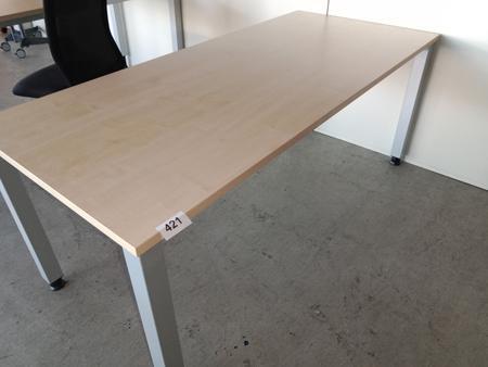 Schreibtisch, Ahorn, ca. 180x80cm, höhenverstellbar Schreibtisch, Ahorn, ca. 180x80cm, höhenverstellbar