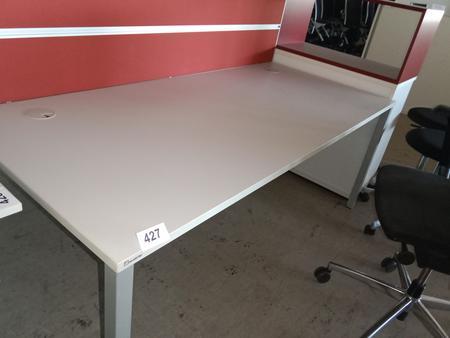 Neudörfler Doppelarbeitsplatz, Schreibtisch je 180x80cm, mit Trennwand Neudörfler Doppelarbeitsplatz, Schreibtisch je 180x80cm, mit Trennwand