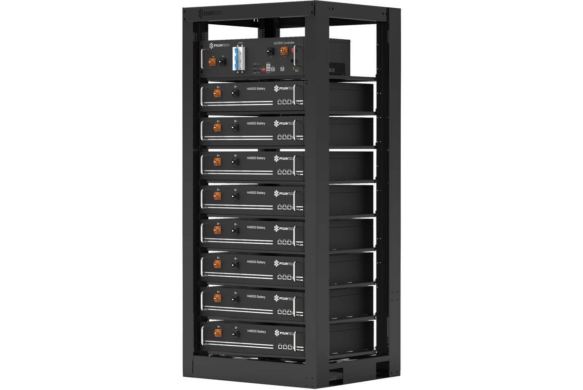 Hochvoltbatterie Pylontech, 19,2 kWh Speicherset H48050 mit BMS SC500-H
