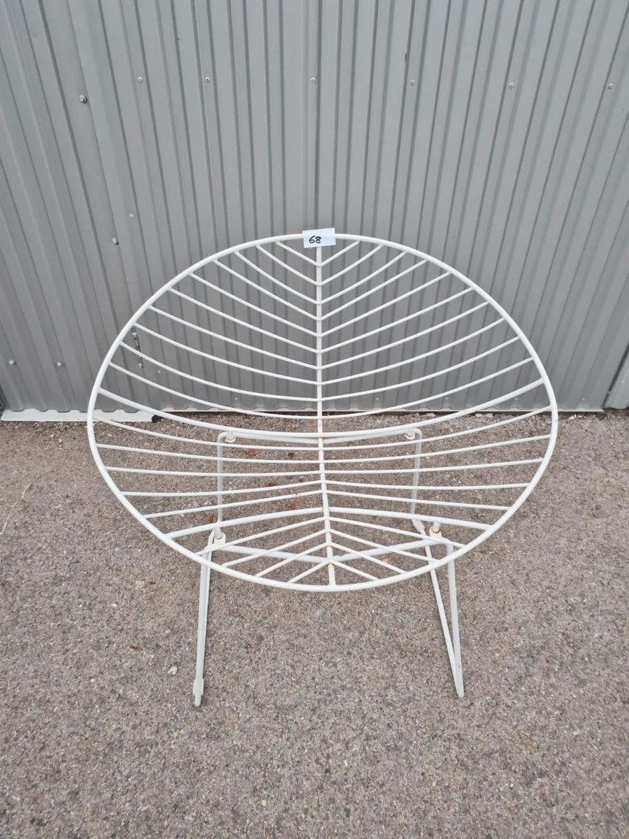 Outdoor Lounge Sessel, weiß