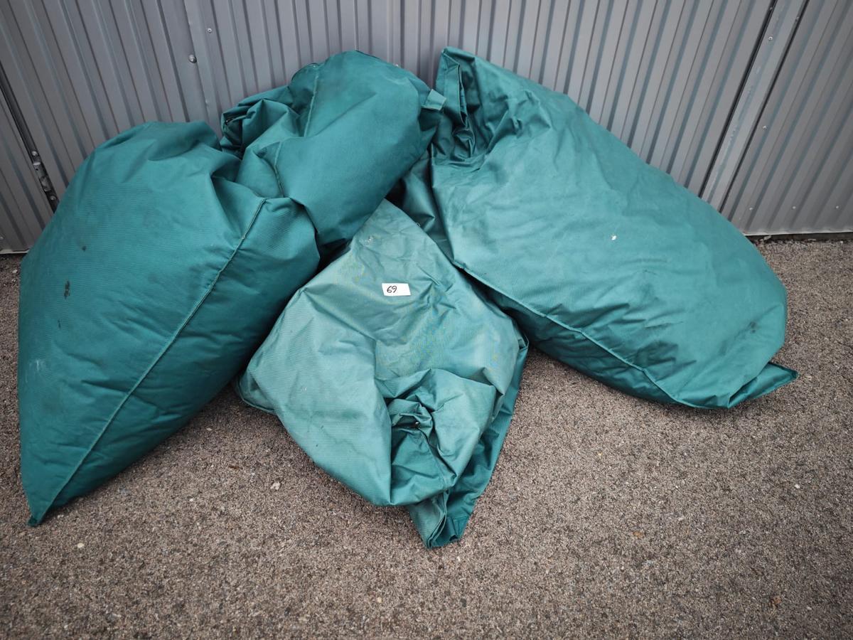 Sitzsack, türkis, 3 Stk.