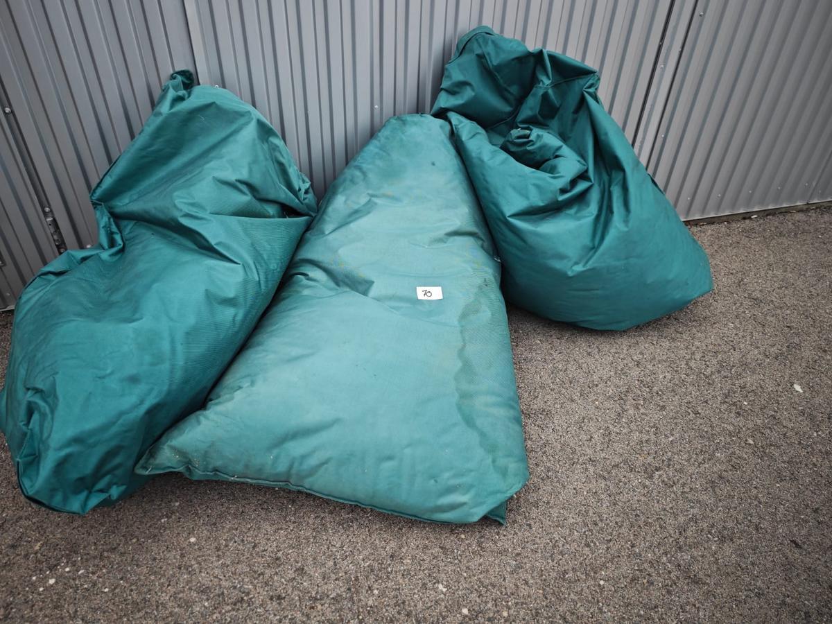 Sitzsack, türkis, 3 Stk.