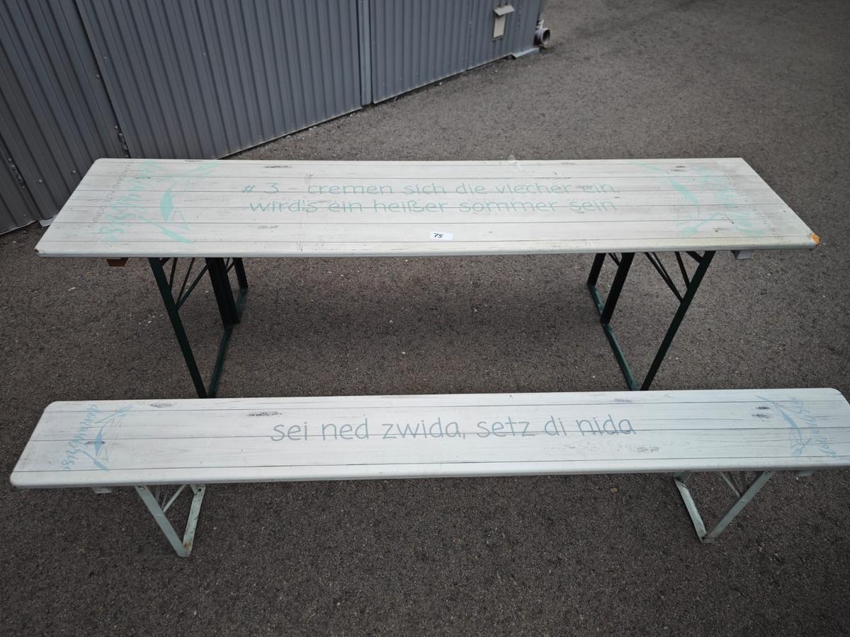 Ruku Heurigengarnitur mit 2 Bänken
