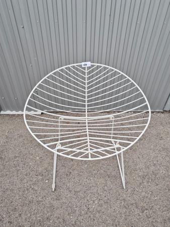 Outdoor Lounge Sessel, wei