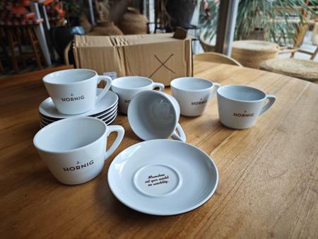 Cappuccino Tassen inkl. Untertassen, 6 Stk.
