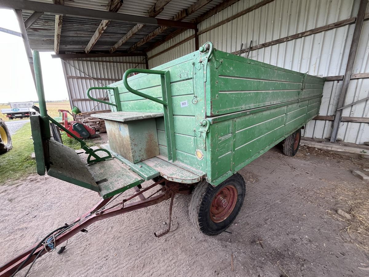BRANTNER Kipper- beidseitig - 2 achsig mit Wandaufsatz max. 5000 kg / Eigengewicht: 1650 kg, BJ 1976