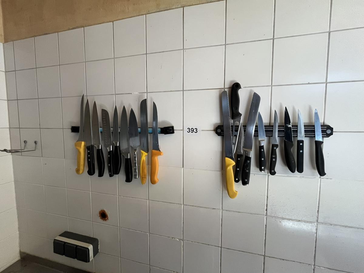 18 teiliges Messerset inkl.Wandhalterungen in Magnet