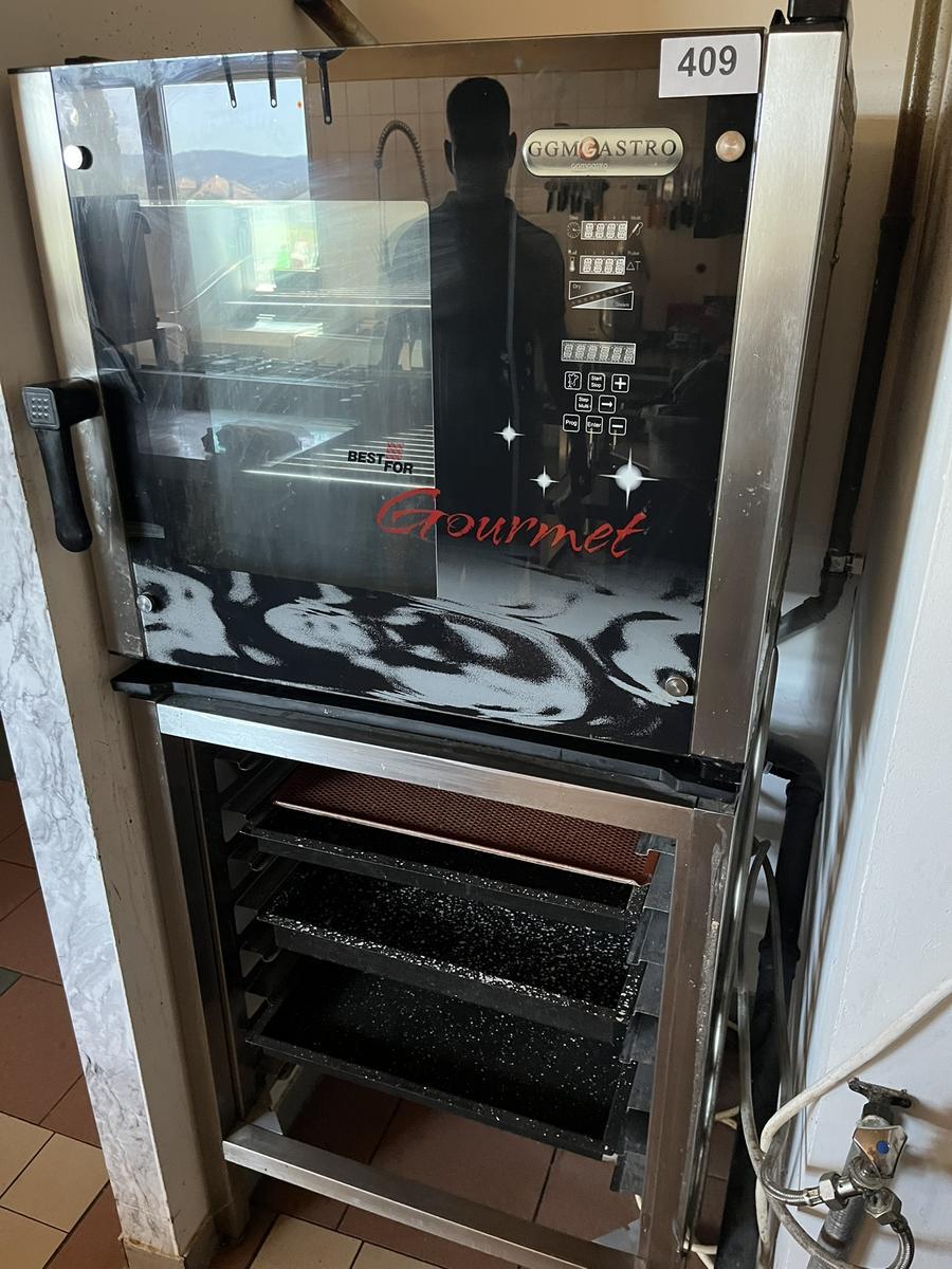 GGM Gastro BESTFOR Gourmet 511 5 KW,400V,5 Einschübe mit Edelstahl Einschubregal 170/70/90 cm