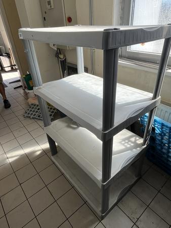 Kunststoff Regal ca.90/60/145 cm