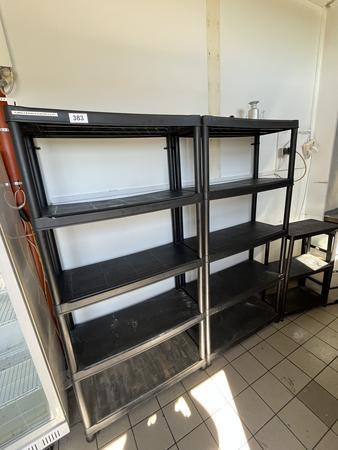 Kunststoff Regal ca.180/50/185 cm