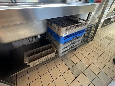 6 Stck Waschkrbe und 1 Stk. Besteckwaschkorb fr Pos.390