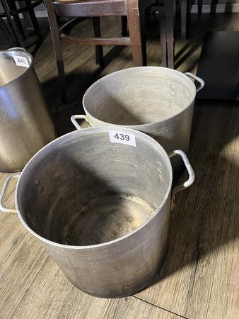 2 Stck Kochtpfe Alu 31/27 cm