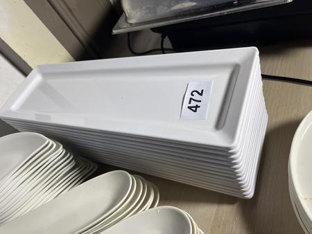13 teiliges Porzellenplattenset 53/16 cm