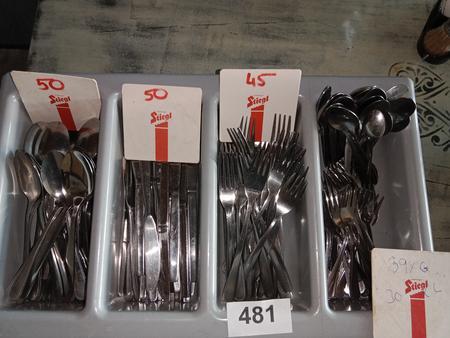 215 tlg. Besteckset 50 Messer,45 Gabeln,50 Lffel,DG 39,DL 30
