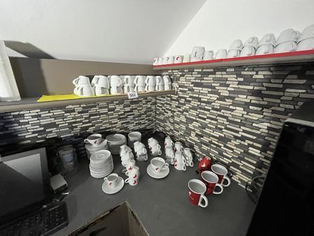 Groposten Kaffeegeschirr Tassen , Untersetzer