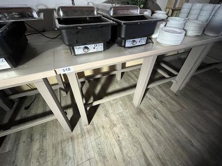 3 Stck Buffettische  -2 Stk.  Tische 160/100 cm , 1 Stk. 140/80 cm