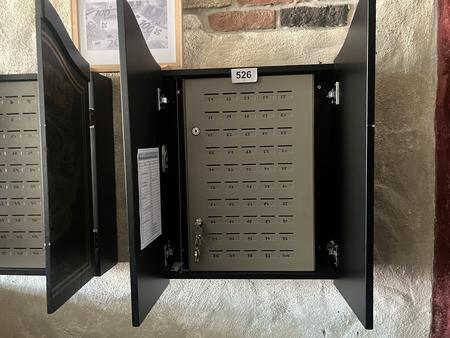 2 Stck Sparverein Boxen ca. 50/70/15 cm mit Schlssel