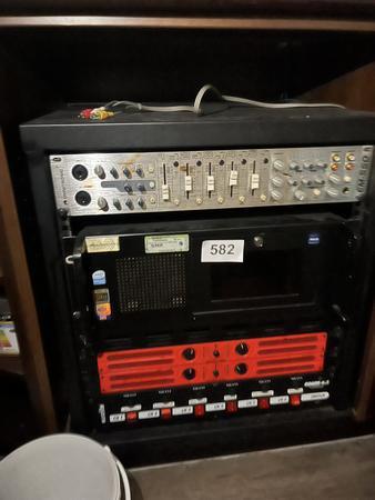 Soundsystem EM 550 - Eurlolite CH 116 - ASTRO Deckenlichtspiel