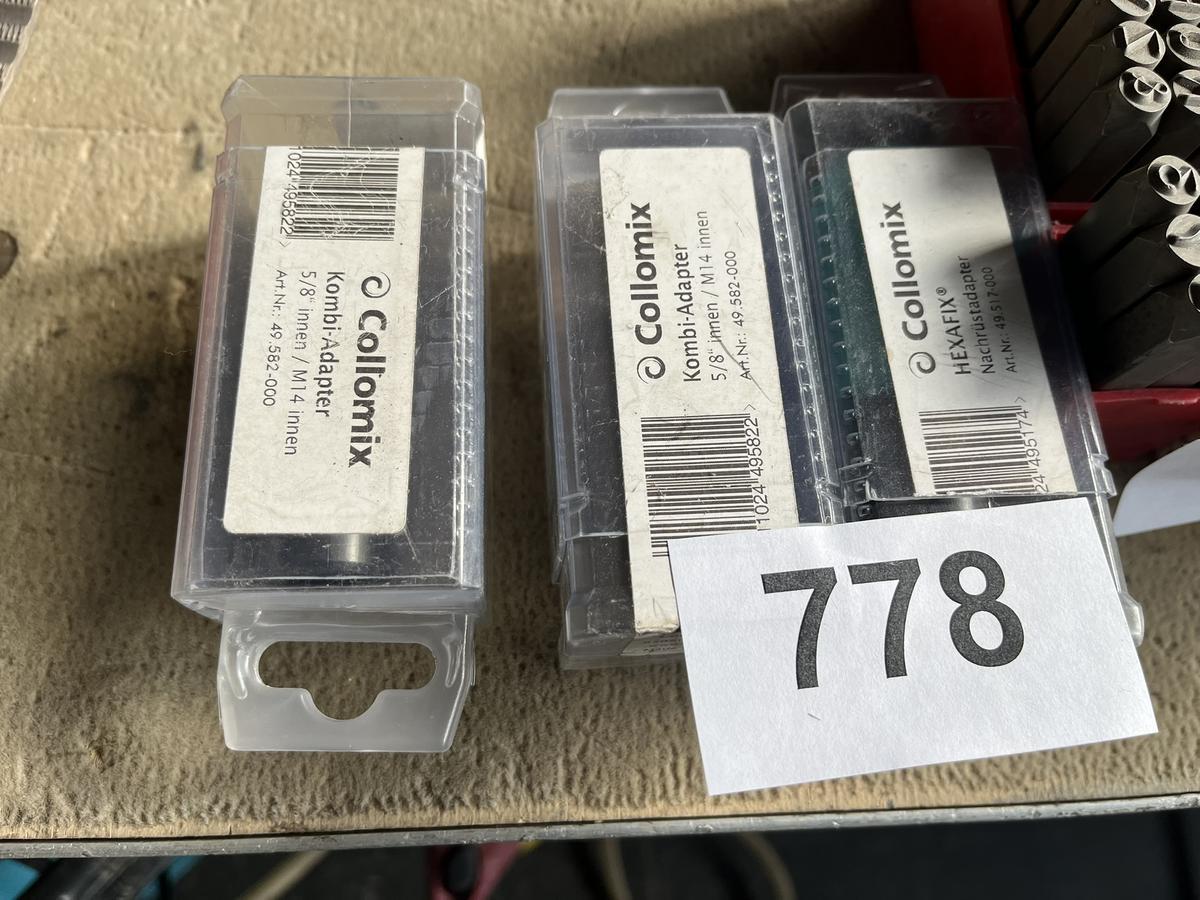3 Stück COLLOMIX Kombi Adapter neu 5/8