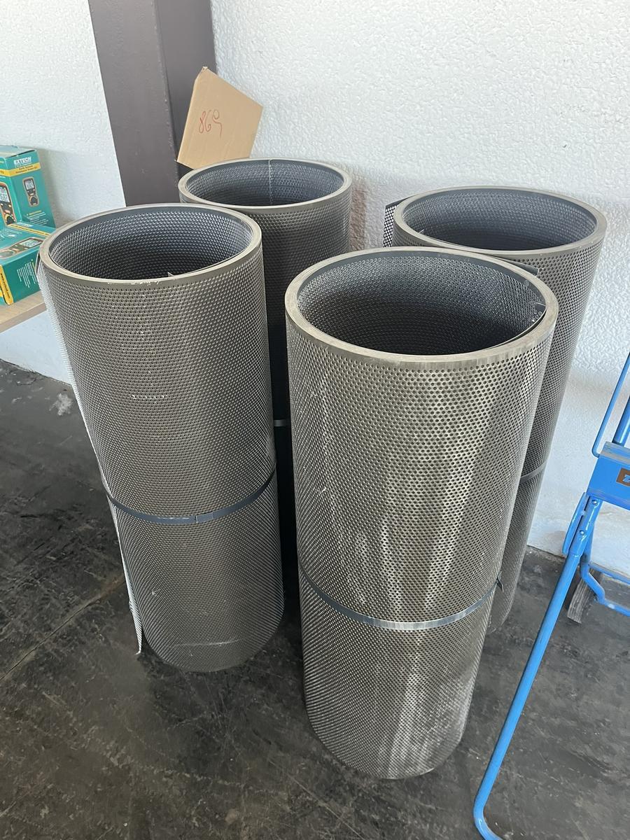 4 Rollen Spengler-Lochbleche ORIGINAL Rollen 100 cm