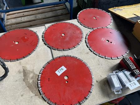 5 Stück HILTI Diamsntsägeblätter neu 350/3.3/25.4 5 Stück HILTI Diamsntsägeblätter neu 350/3.3/25.4