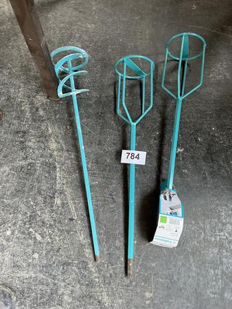 3 Stück Spiralrührer neu Collomix für VWS/Fliesen 3 Stück Spiralrührer neu Collomix für VWS/Fliesen