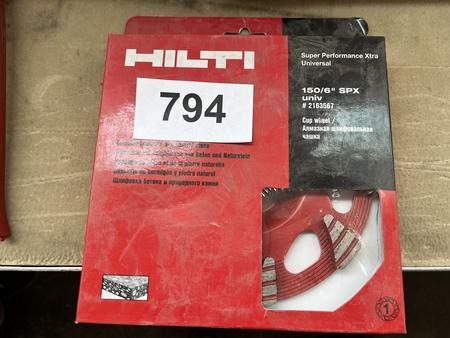 HILTI Schleifscheibe neu für Beton, HILTI Fräser neu HILTI Schleifscheibe neu für Beton, HILTI Fräser neu