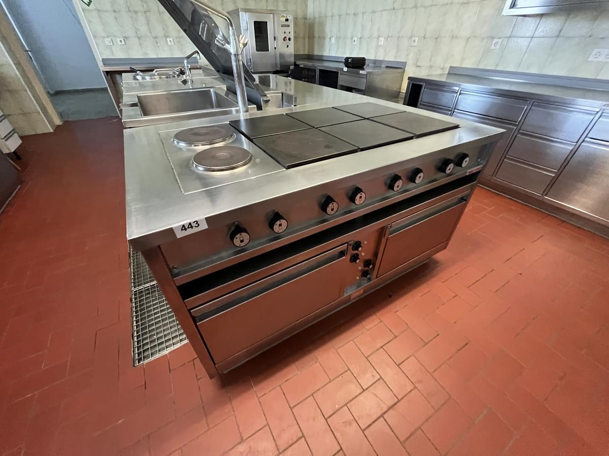 Küpperbusch Elektroherd mit 16/14 KW, 6 Platten 30/30 cm 2 runde Platten und Backrohr